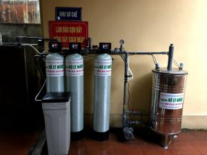 hệ thống lọc nước giếng khoan trường mầm non