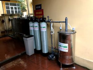 hệ thống lọc nước giếng khoan trường mầm non